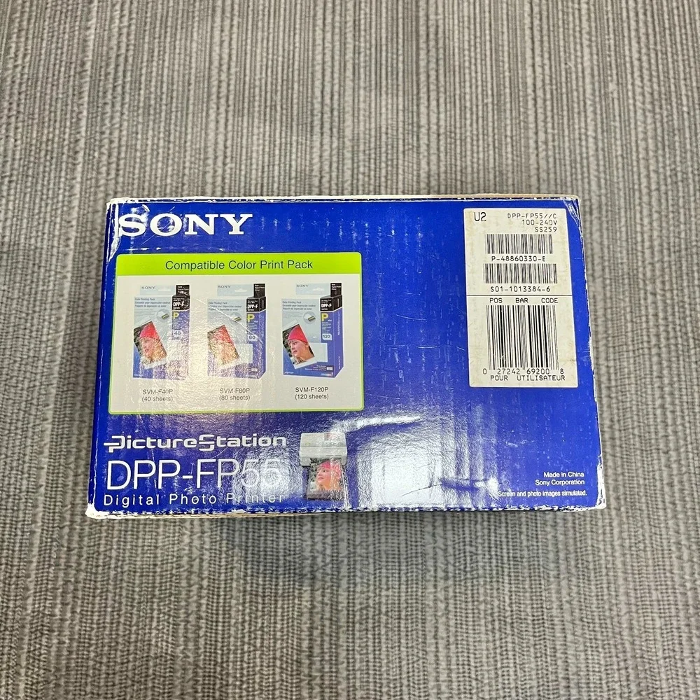 Sony DPP-FP55 Picture Station Digital Photo Printer 4x6 Dye-Sub PictBridge LCD